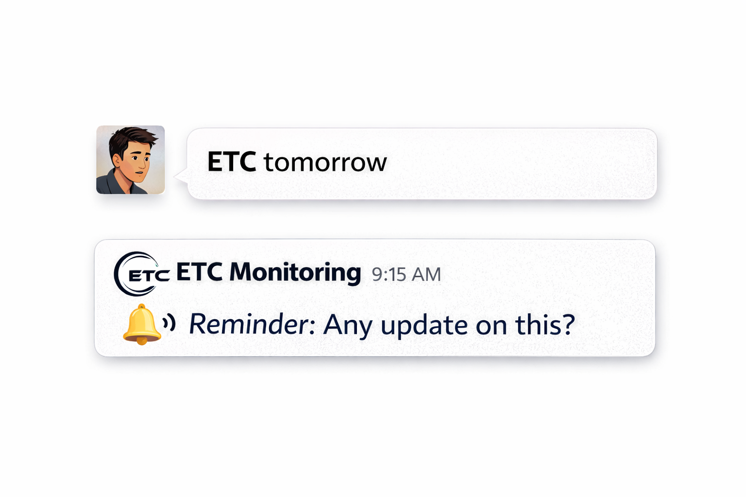 ETC monitoring automation tool